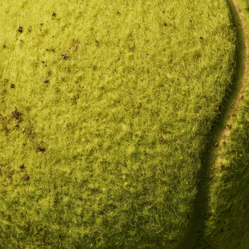 tennis ball texture used tennis ball surface flattened fuzz