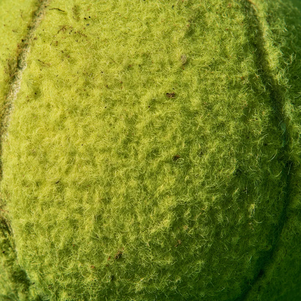 tennis ball texture used tennis ball surface flattened fuzz