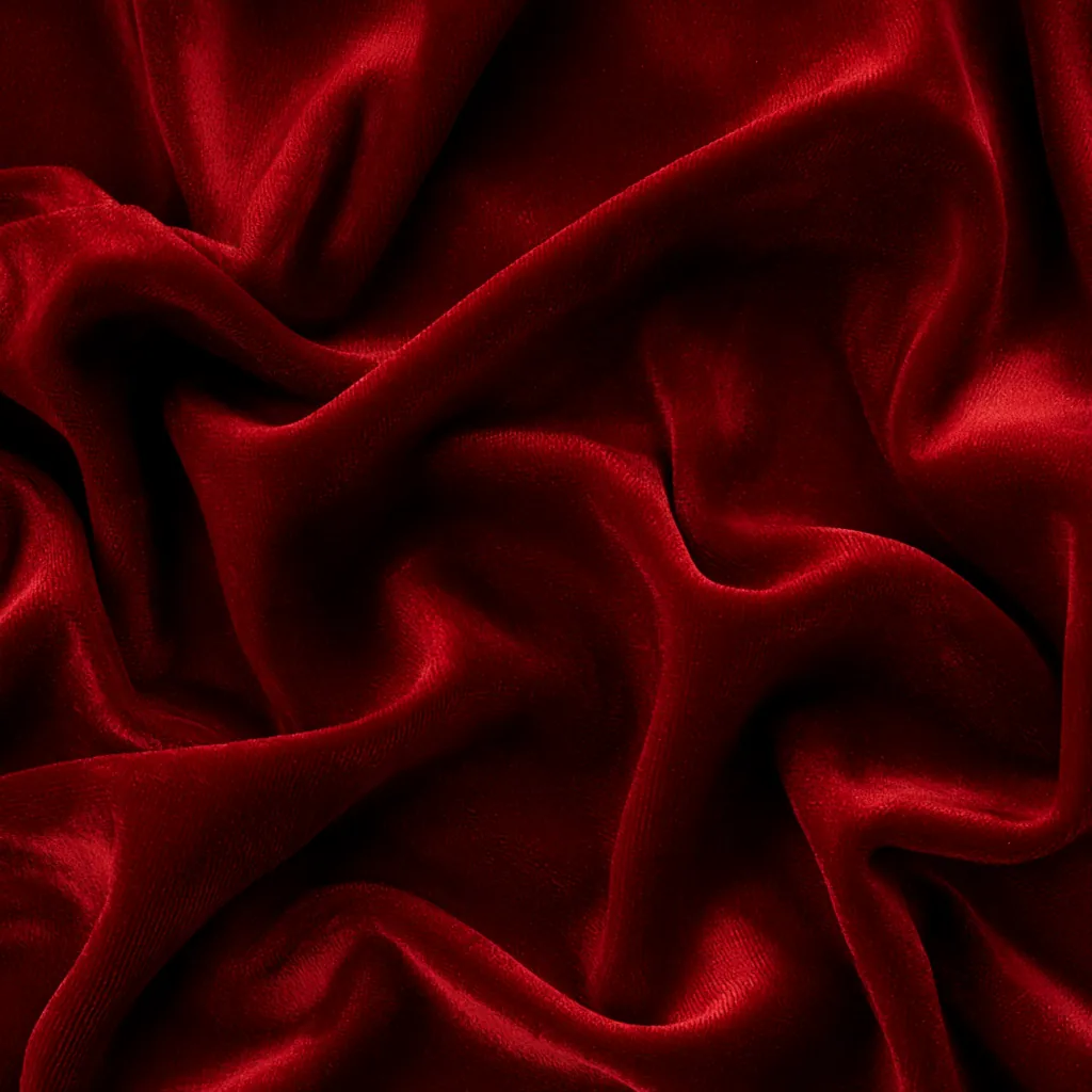 velvet texture photorealistic red velvet fabric deep soft pil