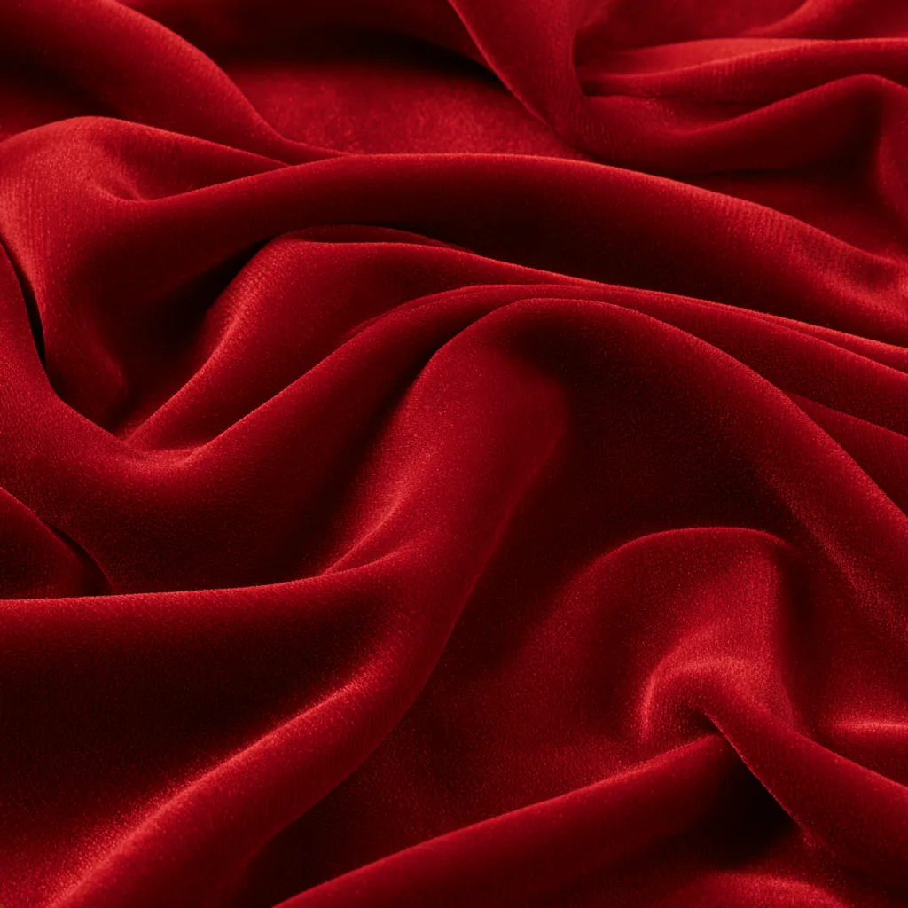 velvet texture photorealistic red velvet fabric deep soft pil