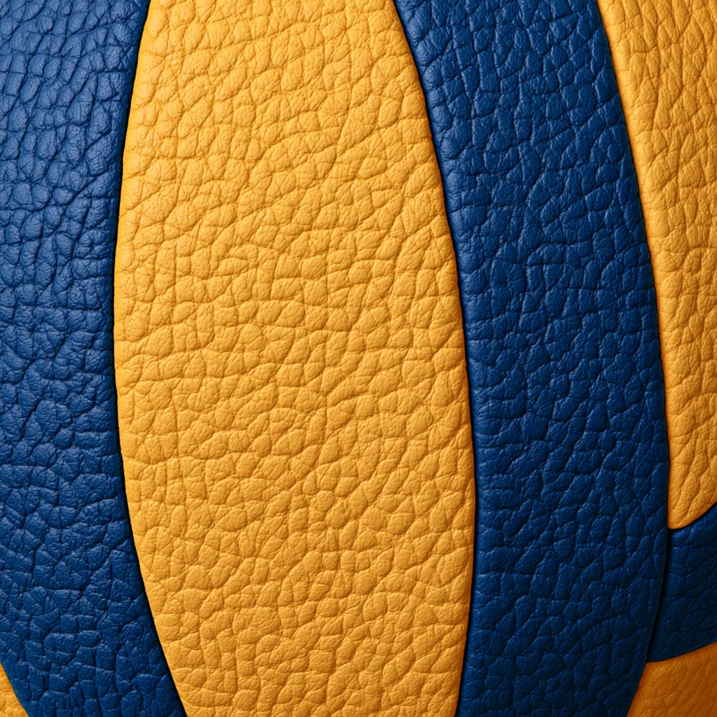 volleyball texture blue and yellow volleyball material pebble