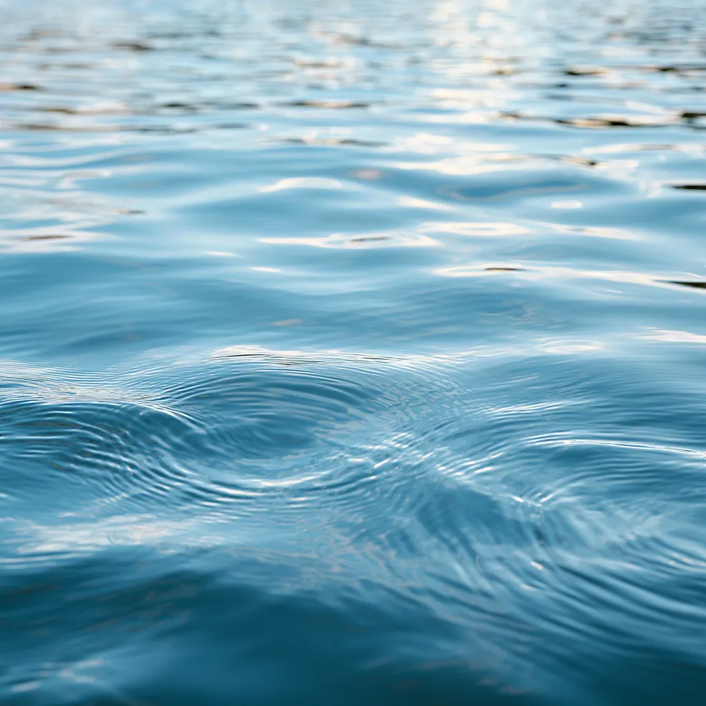 water texture calm lake water close-up subtle ripples and ref