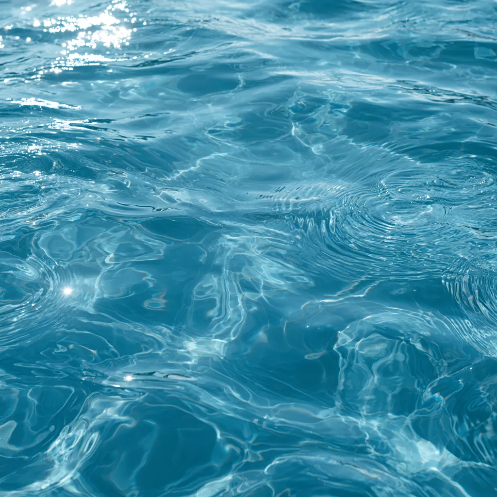 water texture photorealistic clear blue water surface gentle