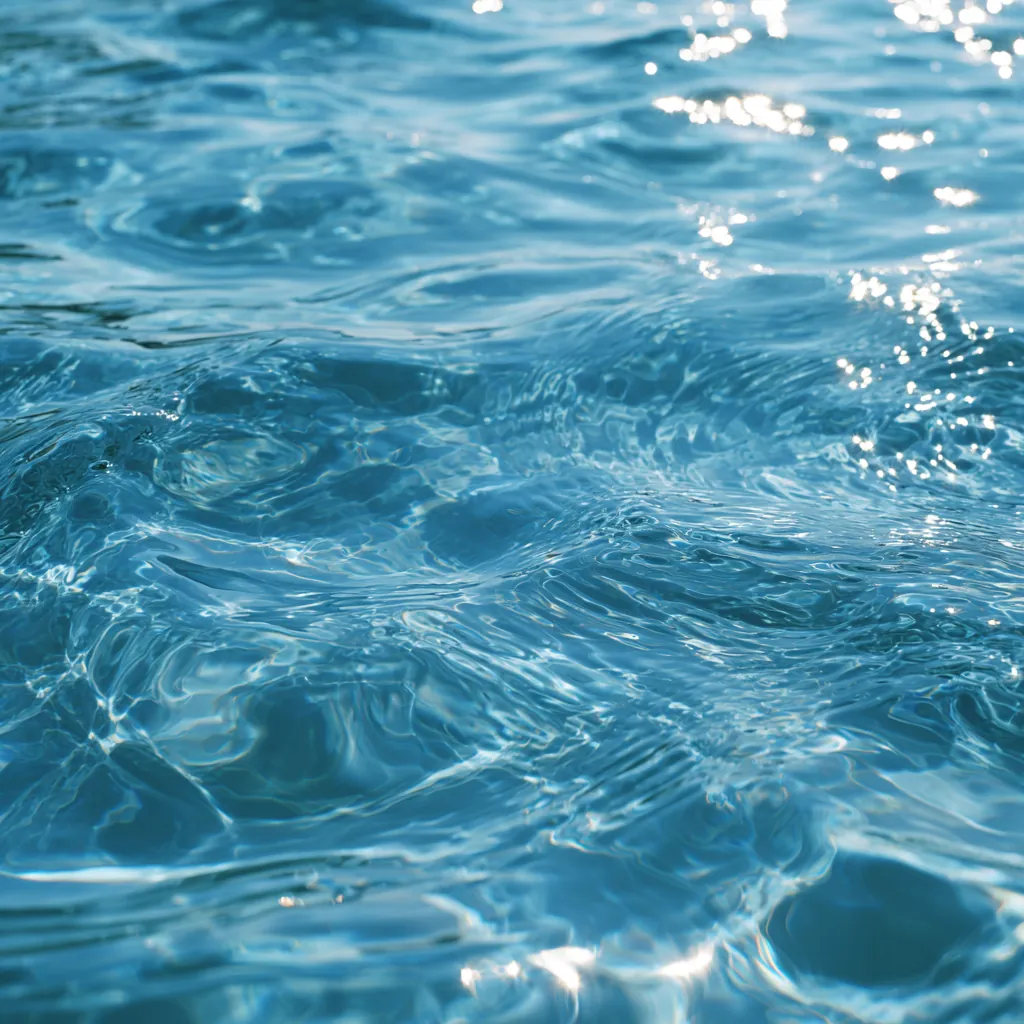 water texture photorealistic clear blue water surface gentle