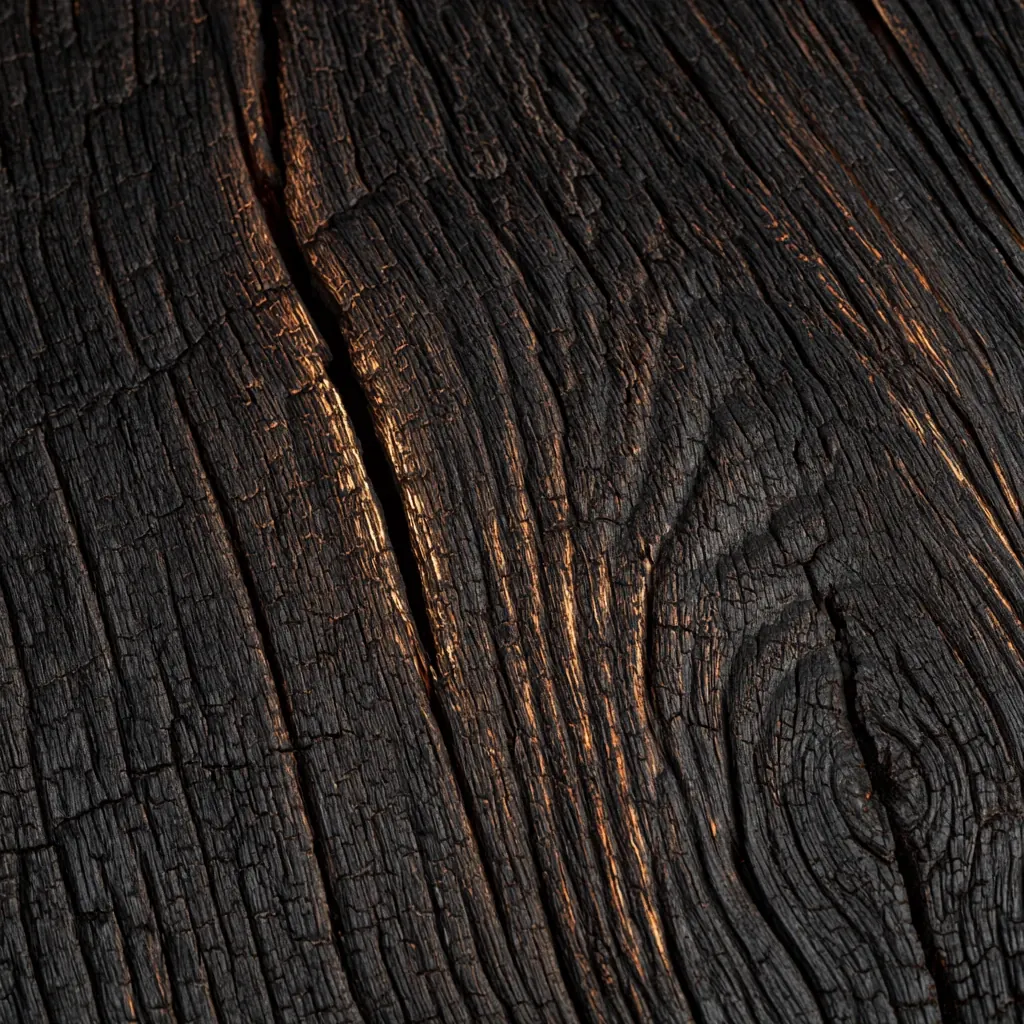 wood texture burnt wood surface dark charred grain tactile de
